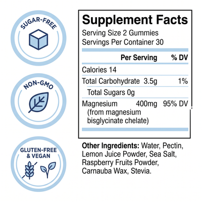 Nocten Magnesium bisglycinate Gummies
